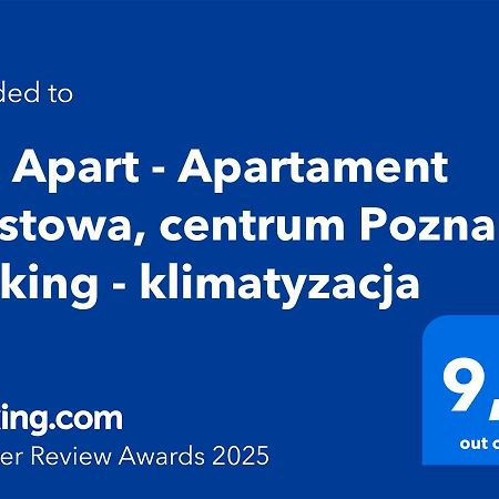Ric Apart - Apartament Mostowa, Centrum Poznan - Parking - Klimatyzacja Exterior foto